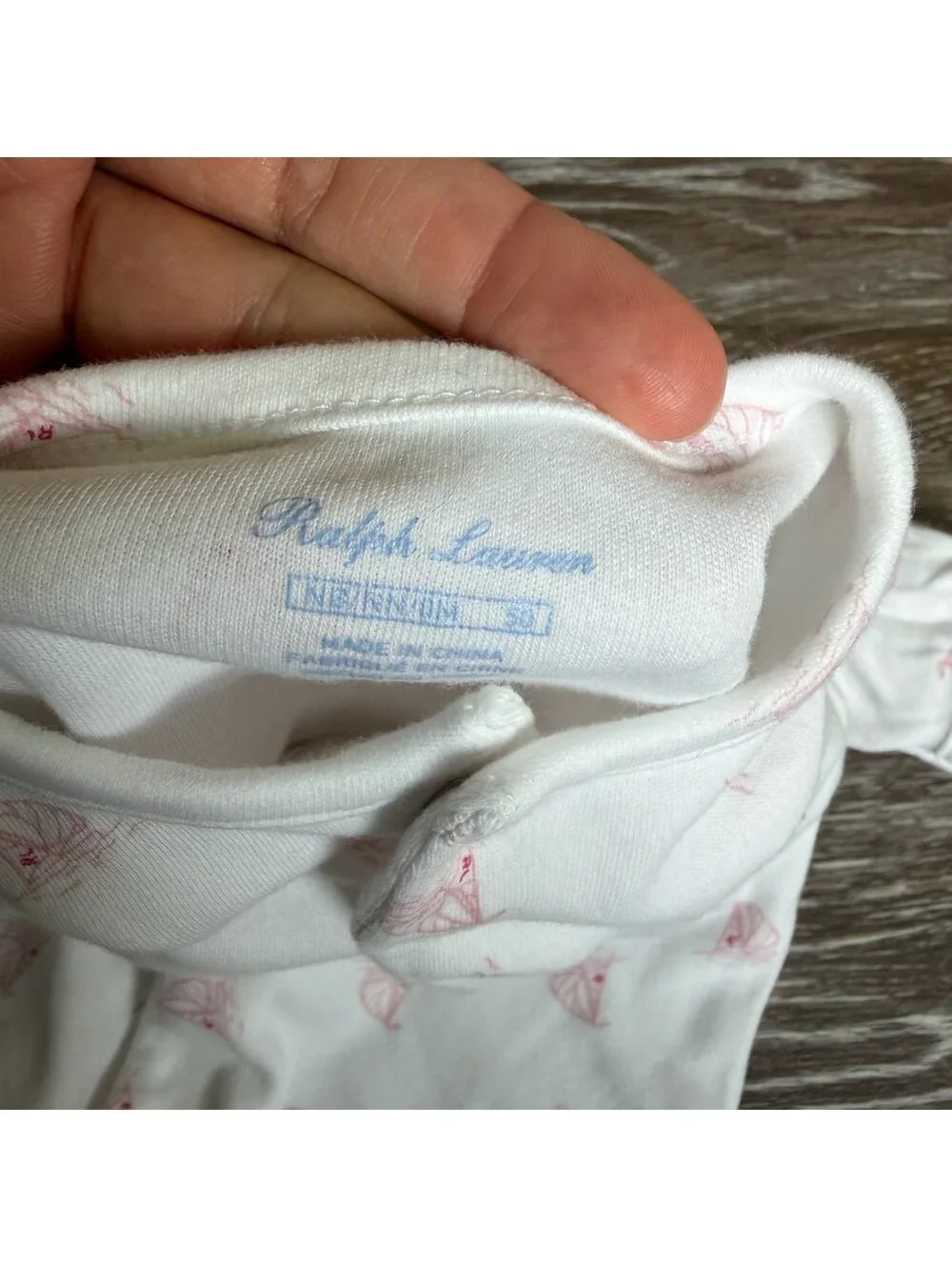 Ralph Lauren Pink Sailboat Gown/Romper